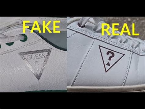 guess sneakers counterfeit logo